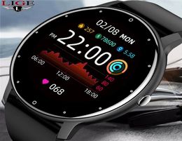 LIGE 2022 New Smart Watch Men Full Touch Screen Sport Fitness Watch IP67 Waterproof Bluetooth For Android ios smartwatch Menbox8654505