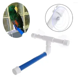 Other Bird Supplies Bath Parrot Stand Stick Shower Perches Suction Platform Rack Foldable Wall Cup Pet Toy