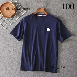 Classic Chest Logo Men T Shirt 3 Colors Basic Solid Shirts Designer Shirt AAA Quality Tee Free Transportation Size M--Xxl 860