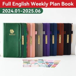 Planners Agenda January 2024 June 2025 Planner Daily Planning Schedule Weekly Monthly Plan Notebooks ToDo Timesheet Office Notepad