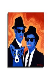 George Rodrigue Blue dog 22HD Canvas Print Home Decor Art Painting UnframedFramed1197201