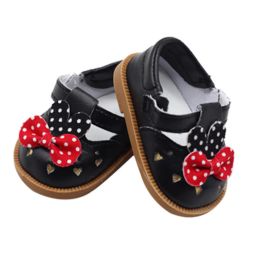 16 Inch Doll Shoes Mini PU 6.5CM Shoes for 1/6 Dolls Girl Toy Handmade Shoes Accessories Doll Socks