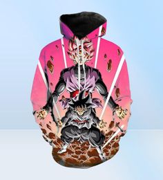 Men039s Hoodies Sweatshirts Print Cartoon Anime Dragon Men Women Pullover Fashion Boy Girl Kids DBZ Streetwear TopsM5094847