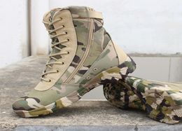 Men Tactical Boots Desert Combat Outdoor bot Army Hiking boots Leather Autumn Ankle6150254