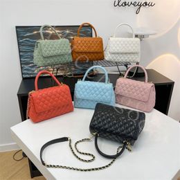 19 Series Classic Flap Bags Shoulder Bags PU Leather Chian Bag Fashion Women Purse with 7 Color Nice 231o