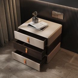 Cabinets Storage Bedside Table Bedroom Coffee Drawers Luxury Nightstands Corner Mesinha De Cabeceira Bedroom Furniture WXH35XP