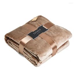 Blankets Household El Warmth Cover Soft Skin-Friendly Bedspread Anti-static Baby Comforter Winter Flannel Throw Blanket