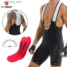 Cycling Shorts Cycling Bib Shorts 5D Gel Pad Mountain Bike Shorts Bretel Pockets Outdoor Breathab UPF50+ Bike Tight Bicyc Shorts L48