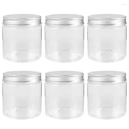 Storage Bottles 6Pcs Mini Mason Jars Household Portable Jar With Lids Food Cookie Sealed Travel Bottle Pot Containers