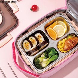 Insulated Cooler Lunch Bag Children Thermal Food Box Reusable Mini Portable Totes For School Picnic Beach Organisers Meal Pouch