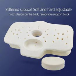 Ecosafeter Contour Memory Foam Pillow Cervical Orthopaedic Deep Sleep Neck Pillow Orthopaedic Neck Support Pillow for Sleeping