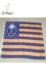 Buffalo Sabers 3ft x 5ft 90cm150cm Polyester America flag Banner1360592