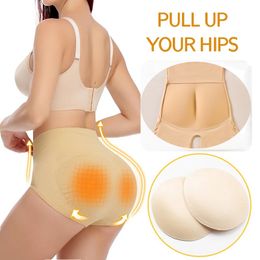 CINVIK Hip Pads for Women Butt Lifter Panties Push Up Shapewear Sexy Butt Hip Enhancer High Waist Bodyshaper Underwear with Pads