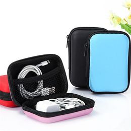 1PC Digital Storage Bag For USB Cable Earphone Travel Kit Case Pouch Earphone Bag Portable Electronics Accessories Organizer