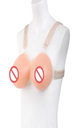 Party Ball Use Cross Dresser Breast Cancer Breast Lift Enhance Enlarge Use Silicone Hollow Bust Form Pad Fake Breast With Straps8201224