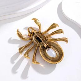 Brooches Spider-shaped Brooch Pin Exaggerated Faux Unisex Vintage Shape Badge Classic Fashion Accessories