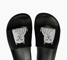 Ripndip Slippers Man And Women Lovers Casual Middle Finger Cats Slippers Beach Sandals Outdoor Slippers Hiphop Street Sa9489614