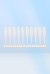 Disposable Dinnerware 20pcs Gold Glitter Plastic Champagne Flutes Cups Toasting Glasses Wedding Baby Shower Party Supplies2310270