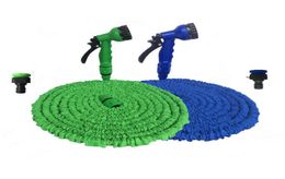 Watering Equipments Garden Hose Expandable Flexible Water EU Plastic Hoses Pipe With Spray Gun To Car Wash 25FT250FT5780786