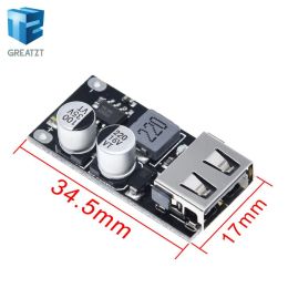 GREATZT USB QC3.0 QC2.0 USB DC-DC Buck Converter Charging Step Down Module 6-32V 9V12V24V to Fast Quick Charger Circuit Board 5V