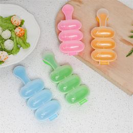 Rice Ball Mould With Spatula DIY Sticky Rice Moulds With Rice Scoop Rice Roll Shaker Food Decor For Kids Lunch Maker Sushi Tools