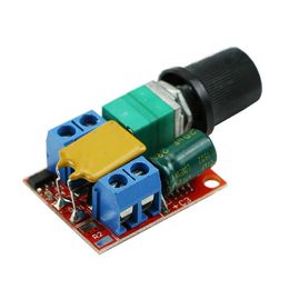 DC Motor PWM Speed Controller 3V 6V 12V 24V 35V Speed Control Switch Mini LED Dimmer 5A 90W
