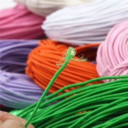1mm Colourful High-Elastic Round Elastic Band Round Elastic Rope Rubber Band Elastic Line DIY Sewing Jewellery Accessories 8meters