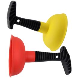 2Pcs Household Unclog Plungers Bathroom Plungers Toilet Unclog Cleaning Plungers for Bathroom Pipe and sink