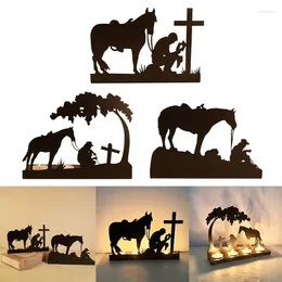 Candle Holders European Style Metal Holder Wrought Iron Candlestick Ornaments Stand For Wedding Party Decorations
