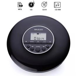 Players Portable Mini Round Style Replay CD Player LCD Display 3.5MM Jack Headphone HiFi Music Player Support For CD CDR CDRW MP3 WMA