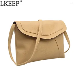 Shoulder Bags Vintage Leather Envelope Handbags Sale Women Clutches Ladies Crossbody Bag Small Messenger