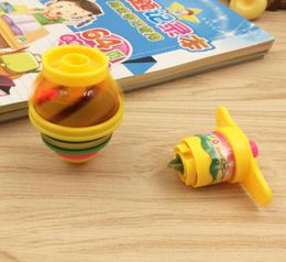 Children039s Toy Colorful Flash LED Light Spinning Top Laser Gyroscope Kid039s Luminous Gyro YH15381910078