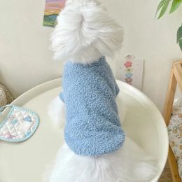 Dog Sweater for Small Dogs Winter Warm Solid Colour Pet Sweater for Small Medium Dogs Dachshund Puppy Clothes Dog Supplies