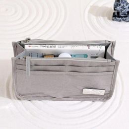Cosmetic Bags Korean Style Simple Bag Solid Colour Small Item Makeup Brush Holder Large Capacity Waterproof Organiser