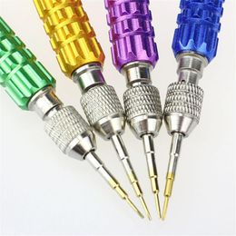 5 In 1 Alloy Magnetic Disassemble Open Repair Screwdriver Tool Set for Cell Phones Eletronic Devices Drop Shipping