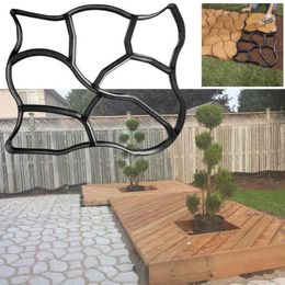 DIY Reusable Paving Pavement Mould Pave Garden Stone Road Concrete Cement Brick