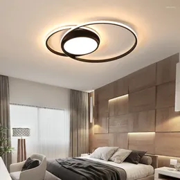 Ceiling Lights Simple Modern LED For Bedroom Study Balcony Kitchen Lamparas De Techo Colgante Aluminum Lamp Fixture