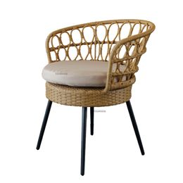 Nordic Rattan Chair Three Piece Set Combined Outdoor Furniture Leisure Homestay Chairs Balcony Garden Table Outdoor Furniture