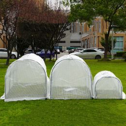 Greenhouse Tent For Indoor Planting Garden Plants Grow Green House Flower Waterproof Protect Warm Room Plant Bracket Cover