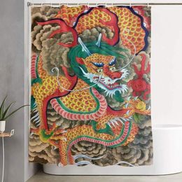 Shower Curtains Unique Beauty Of Chinese Dragon Heroes Bathroom Curtain Decorative