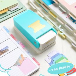Punch KWtrio Loose Leaf Separator Label Puncher Flags Tabs Markers Paper Index Bookmark for Page Marker Planner Office School BQJ04