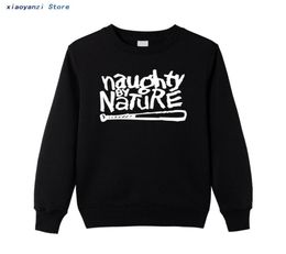 Men039s Hoodies Sweatshirts Naughty By Nature Old School Hip Hop Rap Skateboardinger Music Band 90s Boy Girl Black Cotton Men1502544