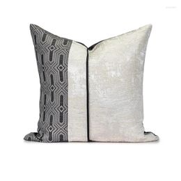 Pillow Decorative Pillows For Sofa Cotton Linen Patchwork Cover 45x45cm Light Luxury Throw Pillowcase Home Decor S