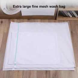 Laundry Bags Polyester Bag Super Fine Mesh Zippered Reusable Garment Socks Delicates Clothes Bed Sheet Curtain For A