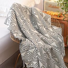 Blankets Banket For Bed Nordic Throw Blanket Towel Summer Air Conditioning Beds Ethnic Leisure Bedspread Soft Sheets