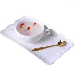 Bowls Ceramic Soup Bowl Japanese Salad Dessert With Saucer Breakfast Tableware Students Instant Oat Handle