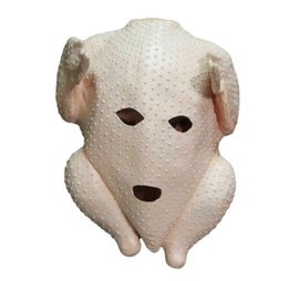 Thanksgiving Turkey Chicken Mask Latex Full Head Animal Costumes Christmas Fancy Dress Party Masks Brown4235486