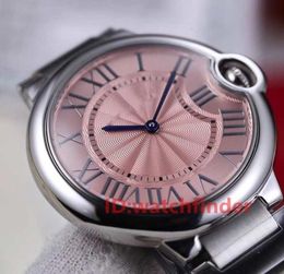 Pink Quartz Leather Black Womens Stainless Steel Band Unisex Luxury Dress Fashion Wristwatches Women Designer Watches Watch6234473