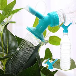 1Pc Flower Nozzle Watering Long Mouth Soft Drink Bottle Top Potted Watering Device Sun Flower Watering Sprinkler Tool Supplies