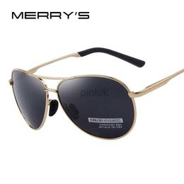 Sunglasses MERRYS Fashion Mens UV400 Polarized Sunglasses Men Driving Shield Eyewear Sun Glasses 240412